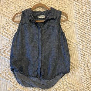 Madewell button up tank